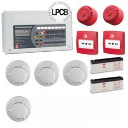 2 Zone Fire Alarm System Kit