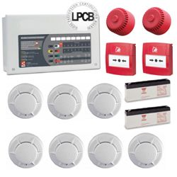 4 Zone Fire Alarm System Kits