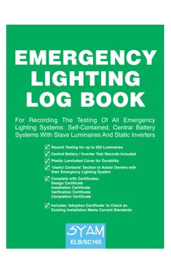 Emergency Lighting Log Book