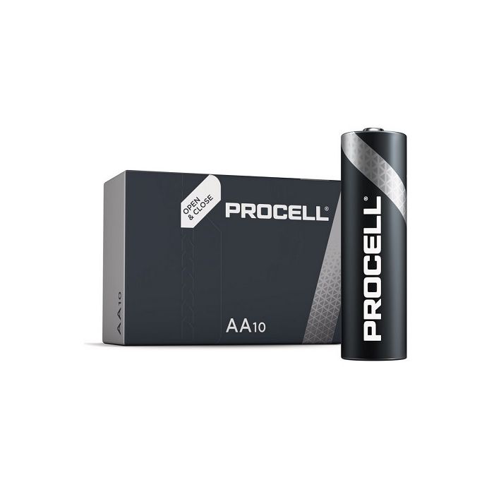 Duracell / Procell Industrial AA Alkaline Battery 10pk ID1500 LR6 1.5V