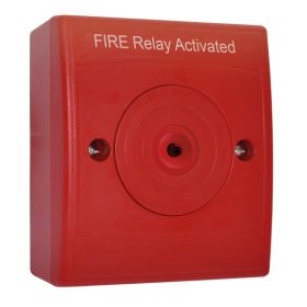 Vimpex 10-2710RSR-S Identifire Auxiliary 24V Relay Surface Mount - Red