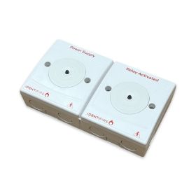 Vimpex 10-9011WXX-S Identifire Door Magnet Combined Power Supply & Relay Kit C/W Double Backbox - White