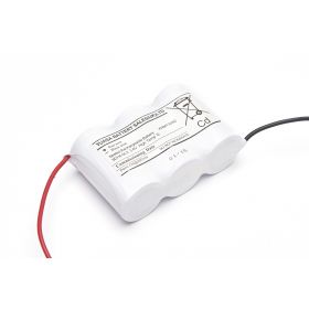 Yuasa 3DH4-0L3 3 Cell Emergency Lighting Battery Pack 3.6V 4Ah D Size - Side By Side - Nickel Cadmium