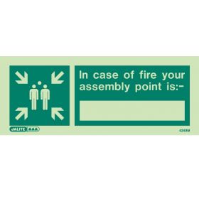 Jalite 4248M Assembly Point Location Sign - Photoluminescent
