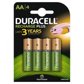 Duracell Duralock Rechargeable AA Batteries - Pack of 4 - HR6 / DC1500