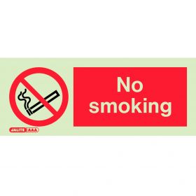 Jalite 8067PT No Smoking Sign 100mm x 300mm
