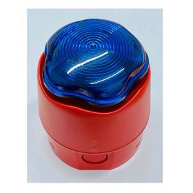 Banshee Excel Lite Sounder Beacon CHX - Red with Blue Beacon with Deep Base - 958CHX1301