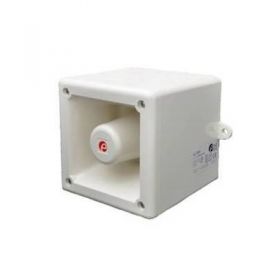 E2S A105NDC24W Industrial Sounder - White - 24V DC- IP66
