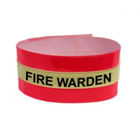 Fire Warden Armband - Hi Visibility Photoluminescent Material Jalite AB3020