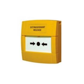 C-Tec BF372F Yellow 'Extinguishant Release' Surface Call Point