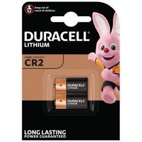 Duracell CR2 3V Lithium Battery - Pack of 2