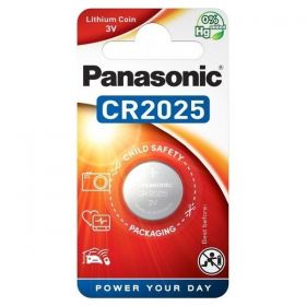 Panasonic CR2025 3 Volt Lithium Battery Coin Cell