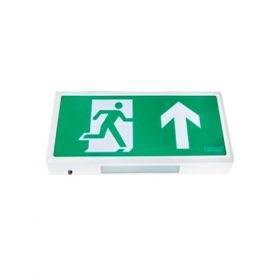Channel Safety Alpine LED Fire Exit Sign Emergency Light - E/AL/M3/LED