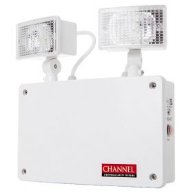 Channel Grove IP65 Twinspot LED Emergency Light Fitting - Self-Test Version