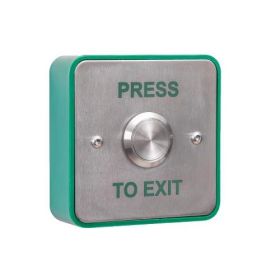 RGL EBSS02/PTE Stainless Steel Press To Exit Button - Surface Mounted