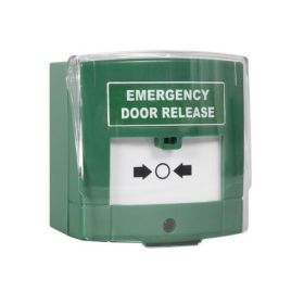 RGL EDR-2N Illuminated Double Pole Emergency Release Button - Green