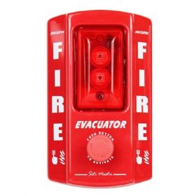 Evacuator Sitemaster Temporary Fire Alarm - Push Button Version - FMCEVASMPB