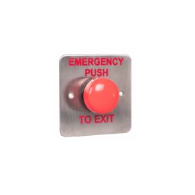 RGL F-EBRBWC-EPTE Red Dome Emergency Push To Exit Button