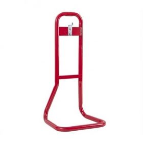 Firechief Single Red Tubular Metal Fire Extinguisher Stand - FTSR1