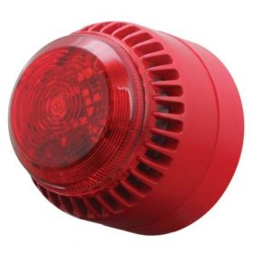 Fulleon ROLPSB/SV/RL/R/D Solista Combined Sounder & LED Beacon - Wall Mounted With Deep Base - Conventional