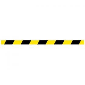 Yellow And Black Floor Marking Strip - 58615
