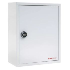 Firechief FMDCC-WHITE Fire Safety Document Cabinet With Combination Lock - White