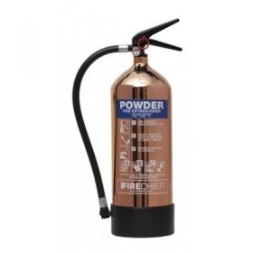 Firechief 1818 Polished Copper 6 Litre Water Fire Extinguisher - FPW6/CO