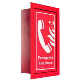 Cameo Systems FTO/RF/R Type A Fire Telephone Outstation - Flush Mounted - Red