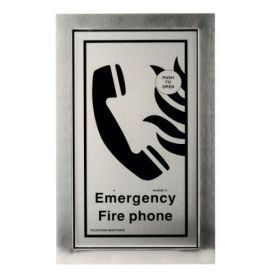 Cameo Systems FTO/SF/R Type A Fire Telephone Outstation - Flush Mounted - Stainless Steel