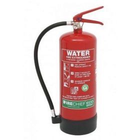 Firechief ESW6 6 Litre Eco Spray Water Fire Extinguisher - 100-1032 - Supply With 80 x 200mm ID Sign