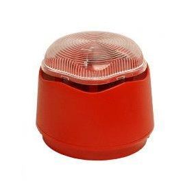 Hosiden Besson Banshee Excel Lite CHL Sounder Beacon - Red Body Clear Lens - 958CHL1100