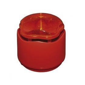 Hosiden Besson Banshee Excel Lite CHL Sounder Beacon - Red Body Amber Lens - 958CHL1200