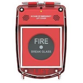 Sigma Smart Guard Protective Break Glass Cover With Sounder - Flush Mounted - Red - SG-FS-R
