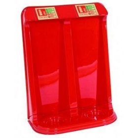Savex TPS2 Value Double Fire Extinguisher Stand - Red