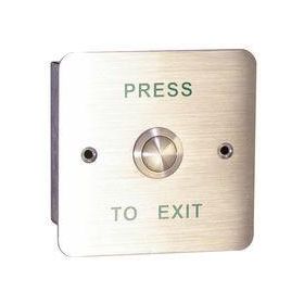 Securefast Stainless Steel Press To Exit Button - Flush Mounted - AEB2