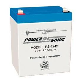 Powersonic PS1242 4.5Ah 12V Sealed Lead Acid Battery (SLA)