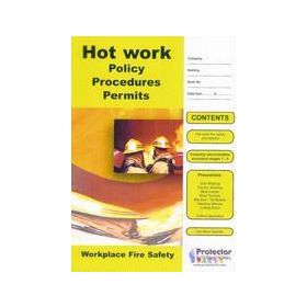 Hot Work Policy Procedures Book From Protector - P010
