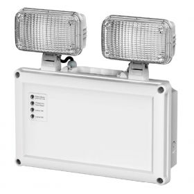Channel GU32-IP65 Twin Flood LED Emergency Light Fitting - IP65 Rated