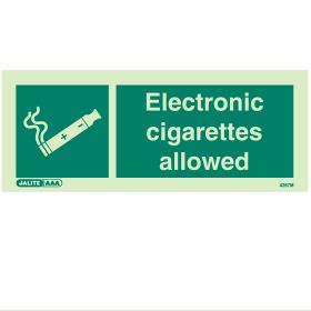 Jalite 4267M Electronic Cigarettes Allowed Sign