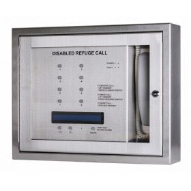 Kentec K41108FST Safe-Point EVCS 8 Line Central Unit With OLED Display & Radial Wiring - Flush Version