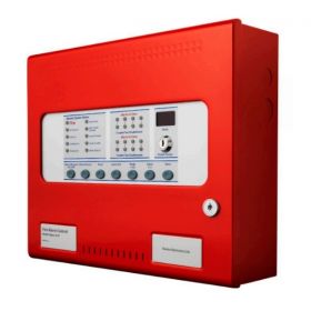 Kentec K1844-11 Sigma A-CP 4 Zone Fire Alarm Control Panel - Red - UL Approved