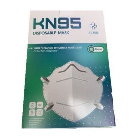KN95 Disposable Face Mask - Unvalved - Pack of 10
