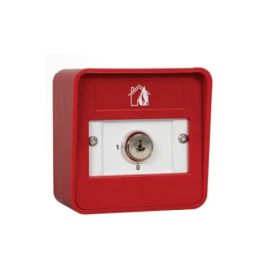 RGL KS-CP-S Keyswitch Call Point - 2 Position - Single Pole - Red