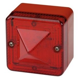 E2S L101HDC024SRR Industrial LED Beacon - Red Body Red Lens (312-031)