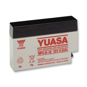 Yuasa NP0.8-12 Sealed Lead Acid Battery 0.8Ah 12V