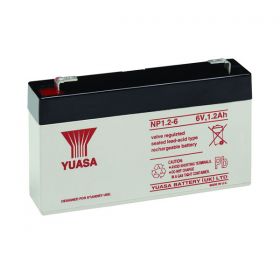 Yuasa NP1.2-6 Sealed Lead Acid Battery - 1.2Ah 6V
