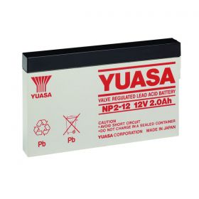 Yuasa NP2-12 Battery - 2Ah 12 Volt