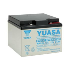 Yuasa Cyclic Battery NPC24-12I - NPC 24Ah 12V Rechargeable