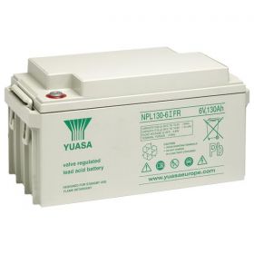 Yuasa NPL130-6 Long Life Lead Acid Battery - 130Ah 6V