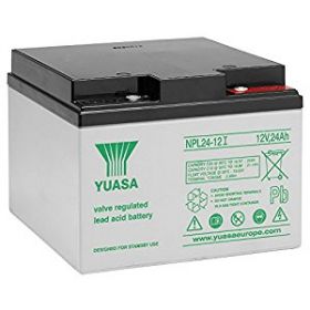 Yuasa NPL24-12I Long Life Lead Acid Battery - 24Ah 12V
